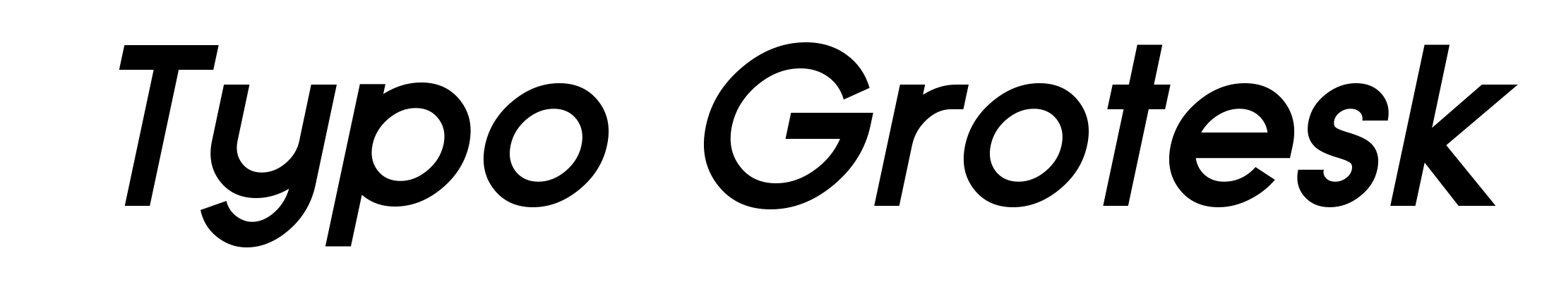 Typo Grotesk